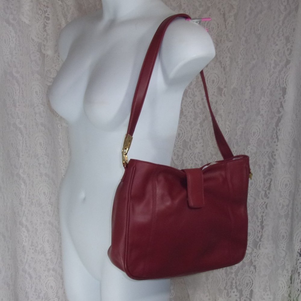 Worthington Leather Apple Red Handbag NWOT